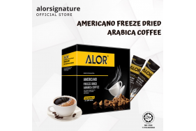 ALOR Americano Freeze Dried Arabica Coffee (2.5g x 25 sachets) ALOR Americano Freeze Dried Arabica Coffee (2.5g x 25 sachets)