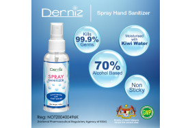 Derniz Hand Sanitizer 100ml Spray  Derniz Hand Sanitizer 100ml Spray