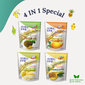 ALOR Freeze Dried Fruits 20g (4 in 1)  ALOR Freeze Dried Fruits 20g (4 in 1)