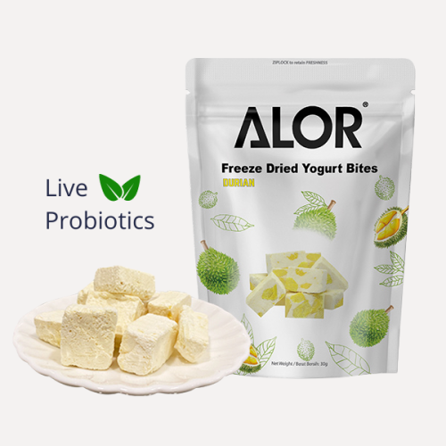 ALOR Freeze Dried  Durian Yogurt Bites ALOR Freeze Dried  Durian Yogurt Bites