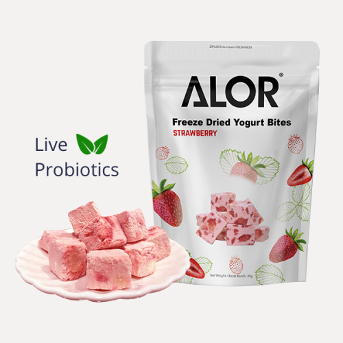 ALOR Freeze Dried Strawberry Yogurt Bites ALOR Freeze Dried Strawberry Yogurt Bites