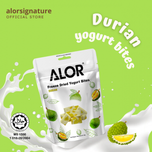 ALOR Freeze Dried  Durian Yogurt Bites ALOR Freeze Dried  Durian Yogurt Bites