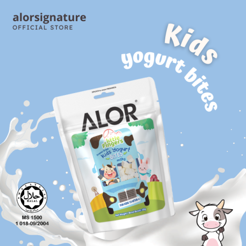 LITTLE FINGERS Freeze Dried Kids Yogurt Bites (Milky)