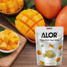 ALOR Freeze Dried Mango Yogurt Bites ALOR Freeze Dried Mango Yogurt Bites