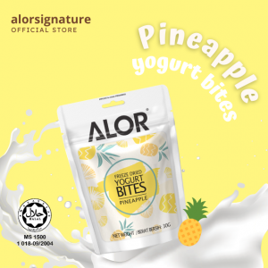 ALOR Freeze Dried Pineapple Yogurt Bites ALOR Freeze Dried Pineapple Yogurt Bites