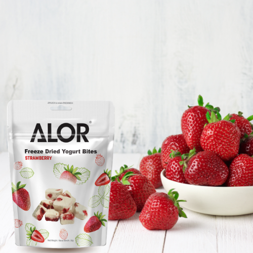 ALOR Freeze Dried Strawberry Yogurt Bites ALOR Freeze Dried Strawberry Yogurt Bites